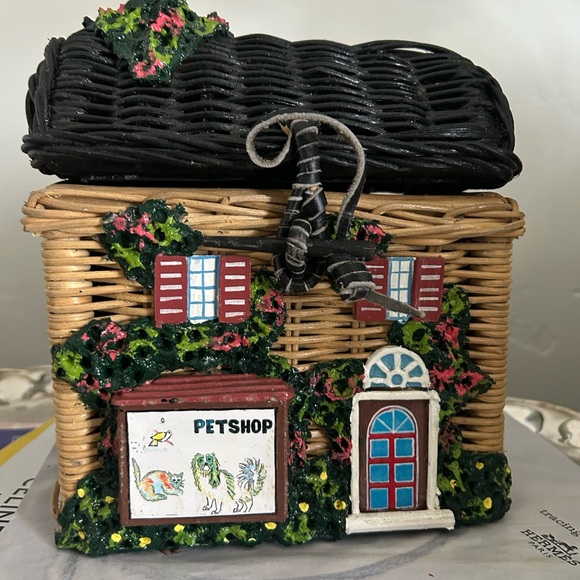 Timmy Woods Handbags - Charming Novelty Wicker House Handbag, Handmade wearable art